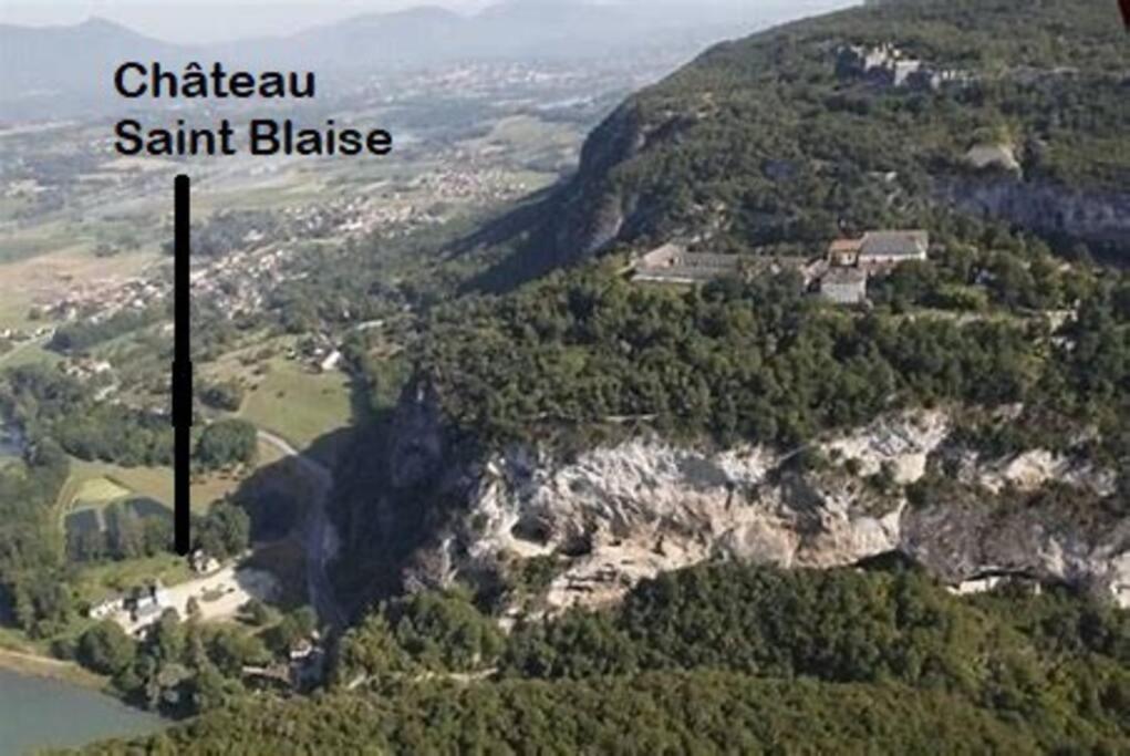 Au Chateau Saint Blaise Virignin Exterior foto